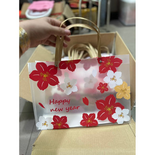 Túi nhựa pvc trong suốt túi đựng khay quà 35cm x 25cm