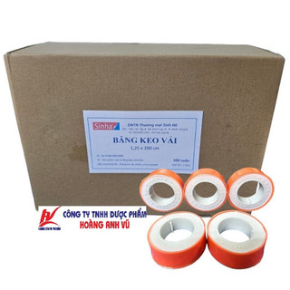 (10 CUỘN) BĂNG KEO VẢI SINHA - BĂNG KEO ĐÁ GÀ