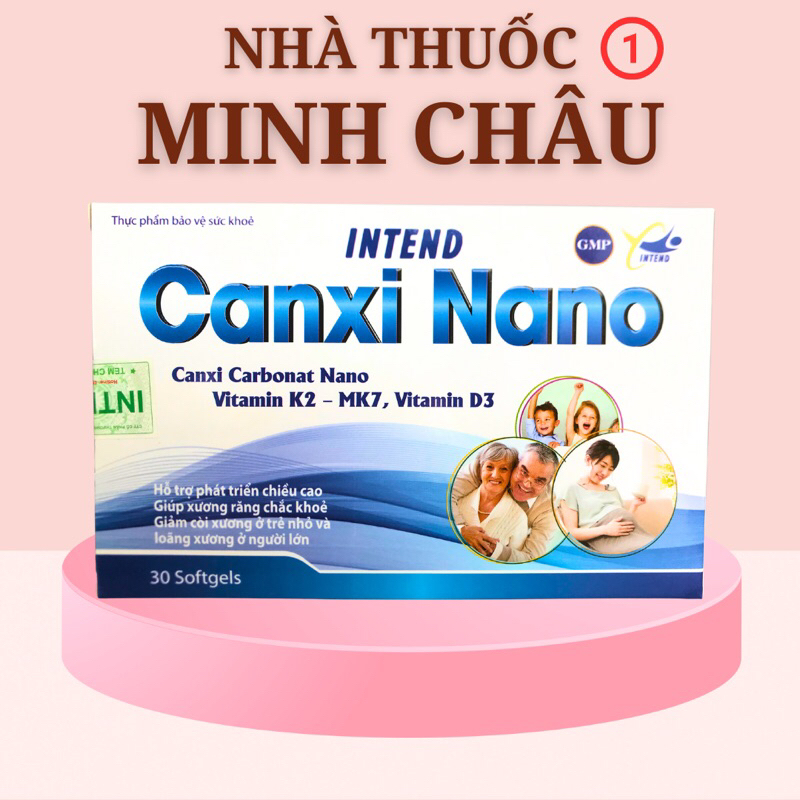 [mua 5 tặng 1] Viên uống canxi nano aquamin F vitamin k2mk7,vitamin D3 phát triển chiều cao ngừa loãng xương hộp 30 viên