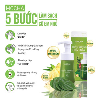 Dung dịch vệ sinh trầu không trà dứa MOCHA 150ml thành phần tự nhiên từ