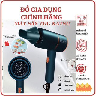 Máy sấy tóc KATSU Thương hiệu Nhật Bản, 3 chế độ sấy, 2 mức Nóng Lạnh, Bảo hành 24 tháng