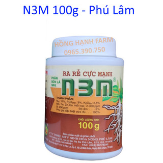 Ra Rễ Cực Mạnh N3M 100g, Phân Bón kích rễ N3M Phú Lâm