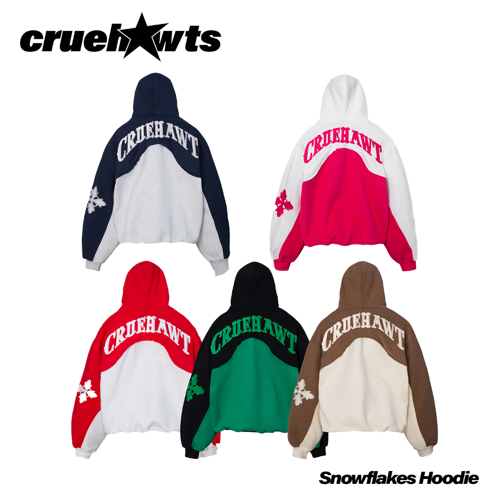 Áo Hoodie Cruehawt/ Snowflakes ss23