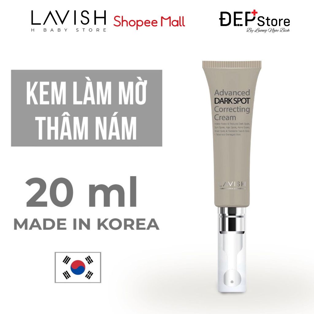 Kem Hỗ Trợ Mờ Thâm Nám, Tàn Nhang Lavish H Baby 20ml