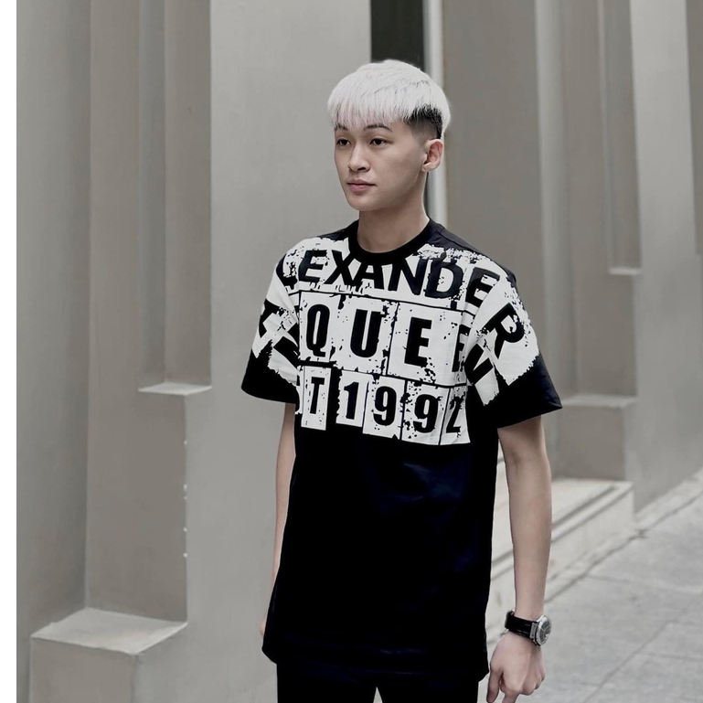 Áo Phông Nam Mcq Hình In Cao Cấp - Áo Phông Đôi Nam Nữ chất liệu cotton thoáng mát Hottrend CỰC ĐẸP CỰC HOT TREND 2024