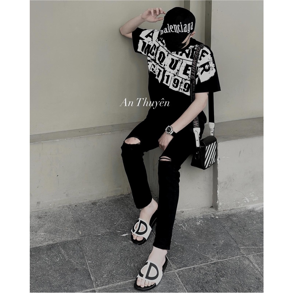 Áo Phông Nam Mcq Hình In Cao Cấp - Áo Phông Đôi Nam Nữ chất liệu cotton thoáng mát Hottrend CỰC ĐẸP CỰC HOT TREND 2024