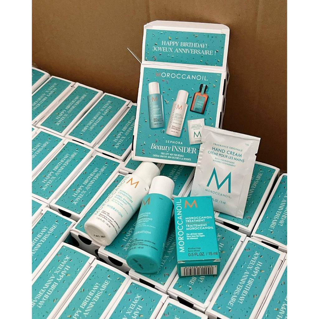 Set dưỡng tóc Moroccan Oil 4 món