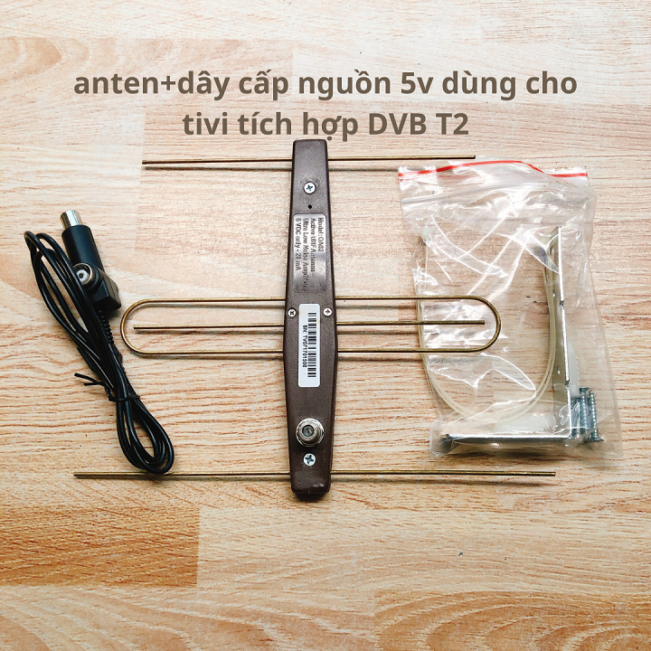 Anten khuếch đại chính hãng AVG kèm dây cấp nguồn 5V chính hãng AVG dùng cho đầu thu kỹ thuật số và tivi tích hợp DVB T2