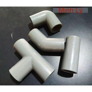 Phụ kiện pvc bình minh: co 21 lơi 21 nối 21 tê 21