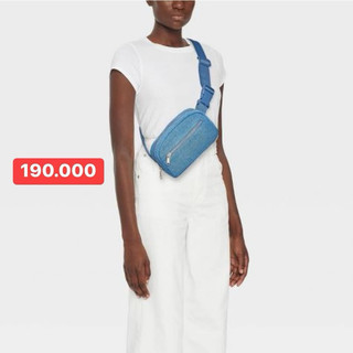 Túi denim belt bag