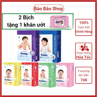 Bỉm Goldgi Nhật Tã Dán Quần NB92 S84 M66 L56 - M60 L48 XL44 XXL32