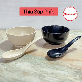 Thìa súp phíp, thìa ăn cơm, thìa phở nhựa Việt Nhật cao cấp