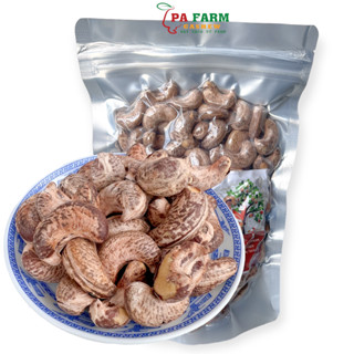 500GRAM Hạt Điều Bình Phước Rang Muối Còn Vỏ lụa