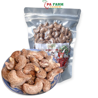 500GRAM Hạt Điều Bình Phước Rang Muối Còn Vỏ lụa
