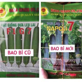 HẠT GIỐNG DƯA LEO LAI F1G7 - 10G - BẮC Á - Bán buôn, bán lẻ hạt giống Uy tín SẮP NGỮ