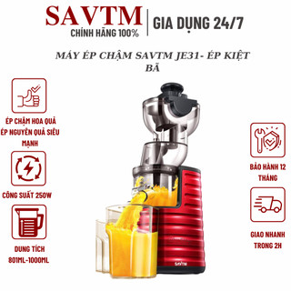 Máy ép chậm savtm je31/je35- ép kiệt bã - máy ép trái cây tốc độ chậm - sỉ gia dụng