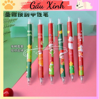 Bút Bi Bấm Noel Dễ Thương - Ngẫu nhiên (chiếc)