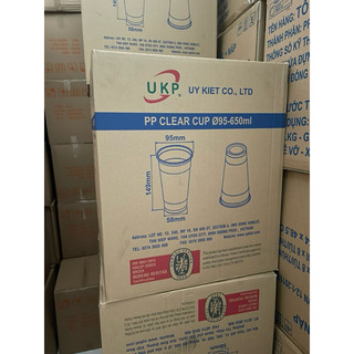 Sỉ ly 650ml hiệu ukp , ly 650ml đáy bằng phi 95