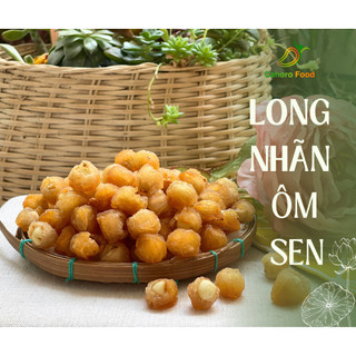  Long nhãn ôm sen, nhãn sấy dẻo bọc sen sấy giòn, thơm ngon, lạ miệng 