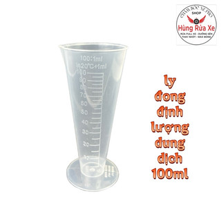 Ly nhựa đong định lương dung dịch rửa xe dung tích 100ml