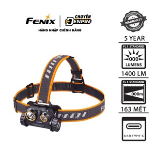 Đèn pin đội đầu fenix hm65r độ sáng 1400 lumen, tầm chiếu xa 163m, tích hợp sạc type c