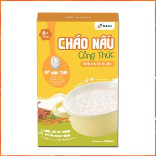 Cháo ăn dặm mabu hạt vỡ số 1 (900g) (mẫu mới)