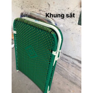(SỈ=LẺ) Ghế xếp thư giãn , Giường gấp văn phòng khung sắt sơn tĩnh điện chắc chắn giá rẻ