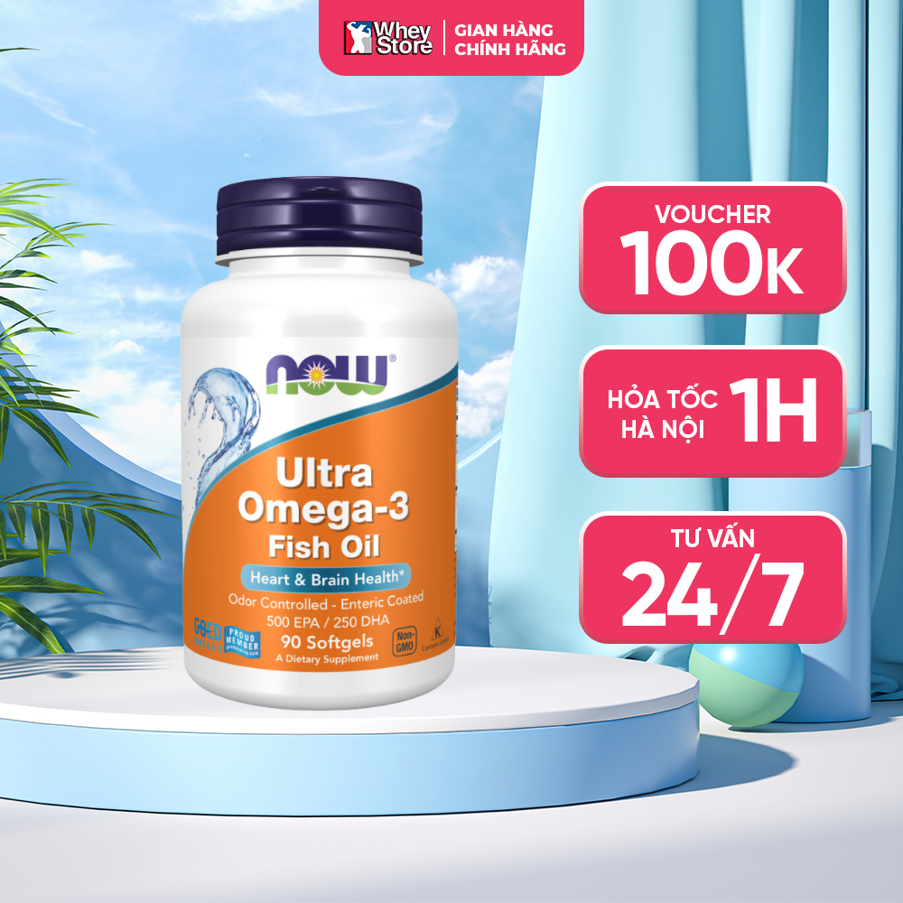 Dầu Cá Now Ultra Omega 3 90 Viên Chính Hãng