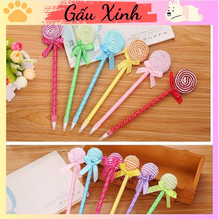 Bút Bi Xanh Kẹo Ngọt Sắc Màu