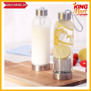Bình đựng nước thủy tinh dây xách 500ml