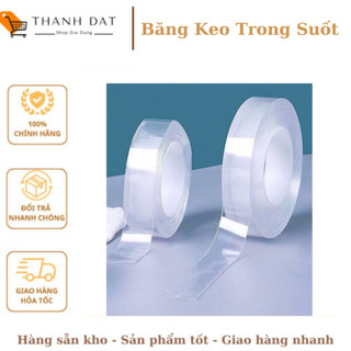 Băng Keo Chống Thấm trong suốt 2 mặt -Dán Siêu Chắc Trên Mọi Bề mặt. 💥FREE SHIP💥