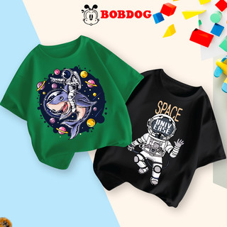 Áo thun bé trai BOBDOG, áo thun cộc tay cotton mềm mịn thoáng mát cho bé A02-A10