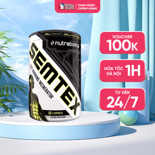 Hỗ Trợ Giảm Mỡ Nutrabolics SEMTEX 60 Viên 30 Servings Chính Hãng