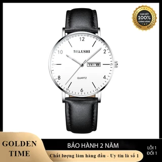Đồng hồ nam chính hãng BELUSHI BL8012, Mặt kính phủ Sapphire chống nước, chống xước,Bảo hành 2 năm