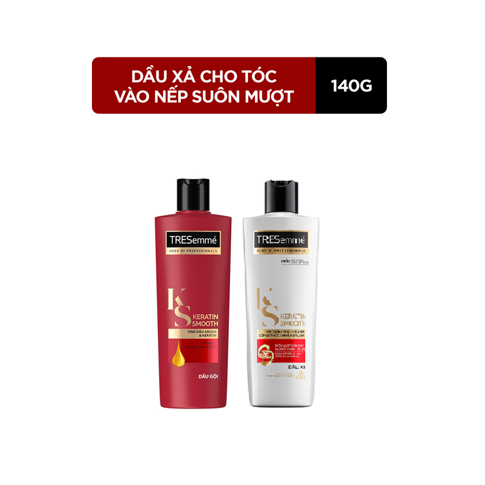 Dầu Gội Xả TRESemmé Vào Nếp Suôn Mượt 140g