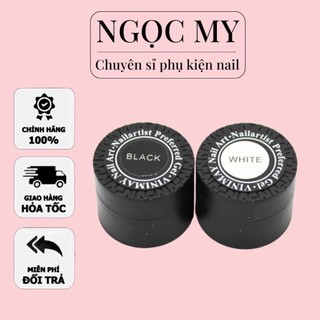 Gel Nhện Lẻ 4 Màu, Gel nhện Trắng Đen
