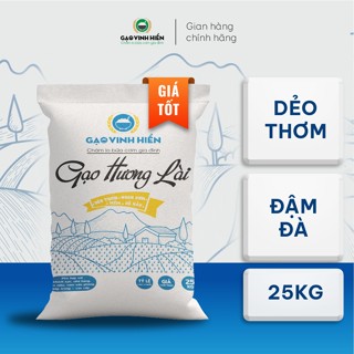 Gạo Hương Lài 25KG Vinh Hiển - Dẻo thơm, đậm đà, ngon cơm - Gạo cho nhà hàng, khách sạn