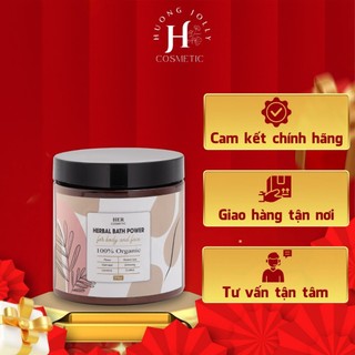 Bột tắm trắng thảo dược thảo mộc her cosmetic - bột tắm trắng da toàn thân chuẩn spa dạng hủ 300gr