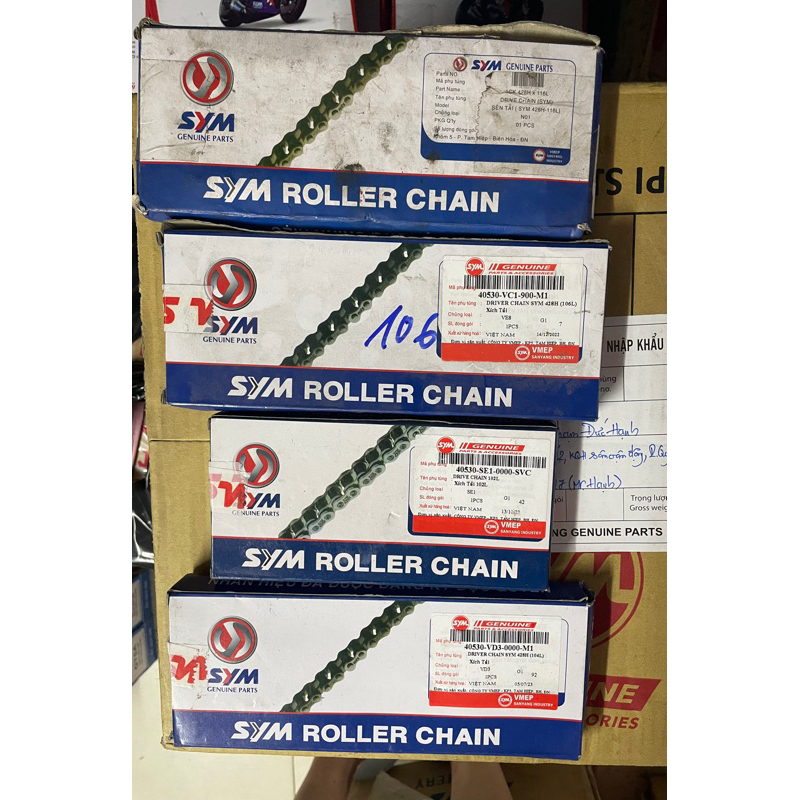 Dây xích / sên tải xe số SYM- Chính hãng SYM