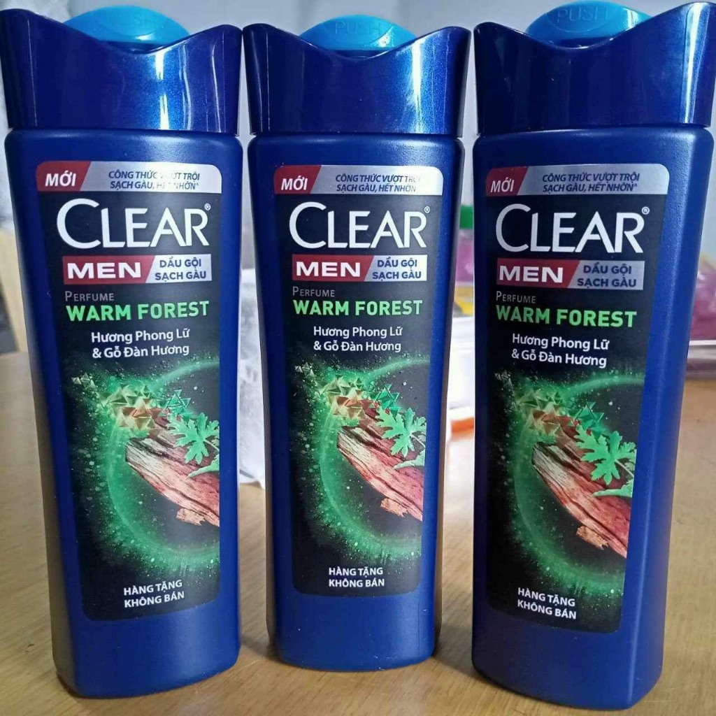 Dầu gội CLEAR  140gr/Chai - Hàng tách Khuyến mãi có dính keo