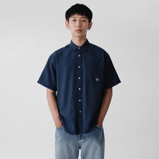 Áo sơ mi ngắn tay Owlbrand Oxford/Navy