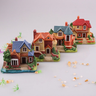  Mô Hình Tiểu Cảnh "Ngôi Nhà Terrarium Biệt Thự Mini" Trang Trí Bể Cá Sân Vườn Decor - Mẫu Ngẫu Nhiên 