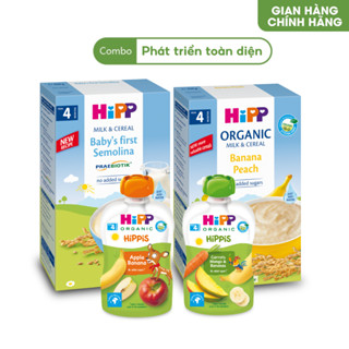 Combo ăn dặm HiPP Organic số 2: Phát triển toàn diện