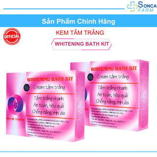 Combo 2 Hộp Kem Gamma Whitening Bath Kit Tắm Trắng