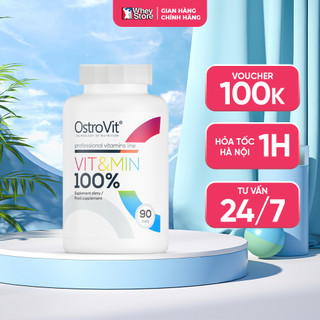 Bổ sung vitamin khoáng ostrovit vit&min 100% 90 viên chính hãng