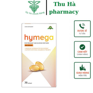 Viên uống bổ sung DHA hàm lượng cao tinh khiết, EPA, vitamin E Aplicaps Hymega hộp 30 viên
