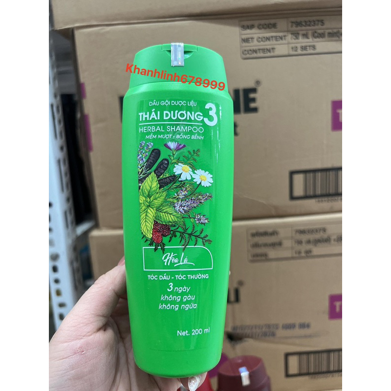 Dầu gội Thái Dương 3 & 7