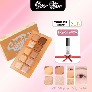 Bảng phấn mắt lilybyred mood key board 10 ô siêu xinh lên màu chuẩn #06 here's your cheese