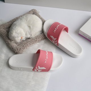 Dép đế trắng nam nữ quai ngang ,dép LOGO XT YOFEET hot trend ( XC 38)