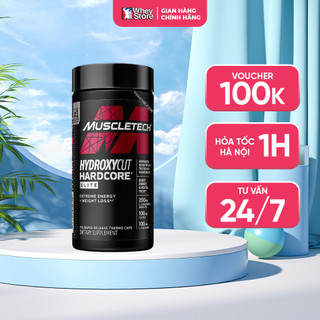 Viên Uống Giảm Cân, Đốt Mỡ Hydroxycut Hardcore Elite Chính Hãng